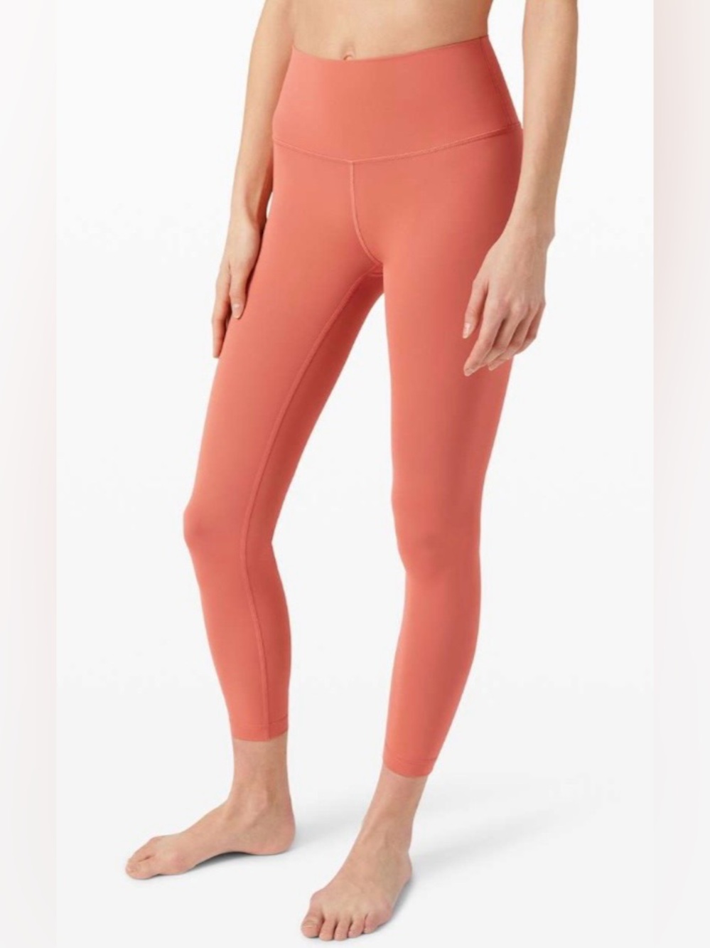 Lululemon Wunder Under High-Rise Leggings Rustic Coral Size 6